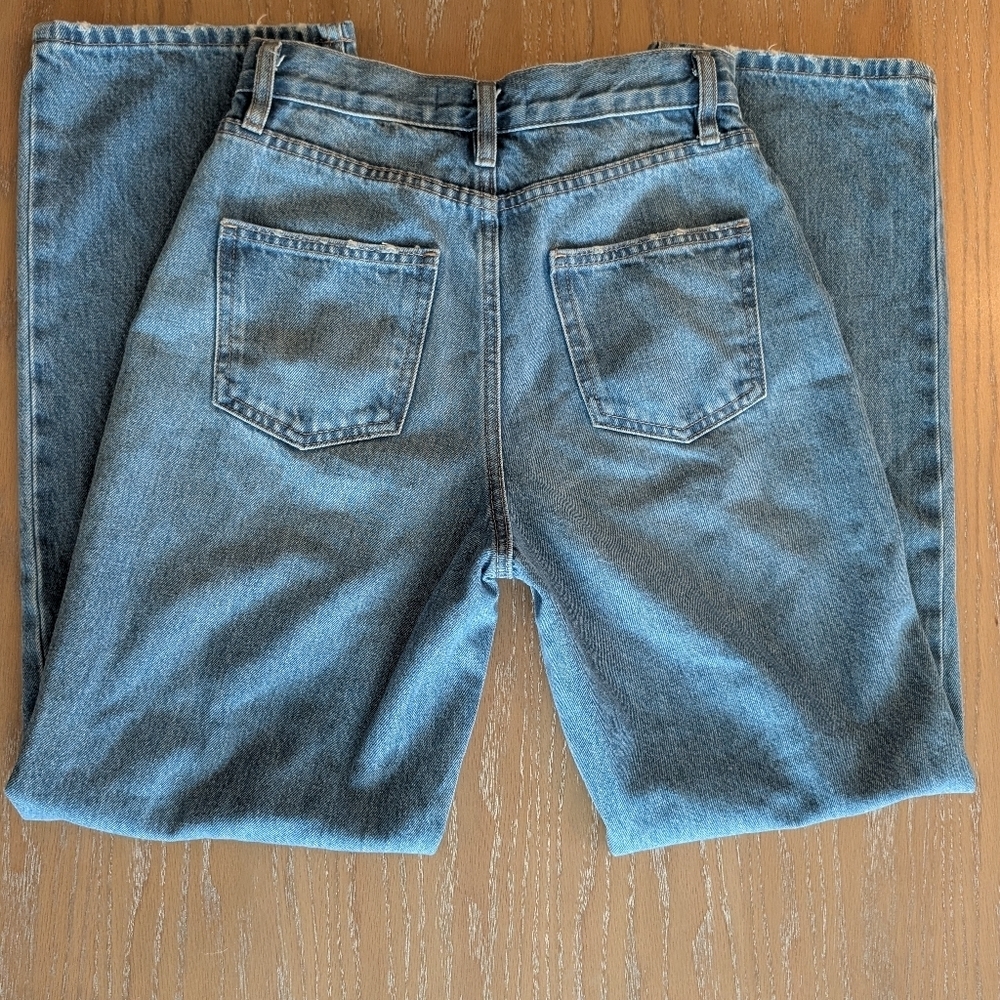 Oak + Fort Blue Distressed Jeans - Picture 7 of 7